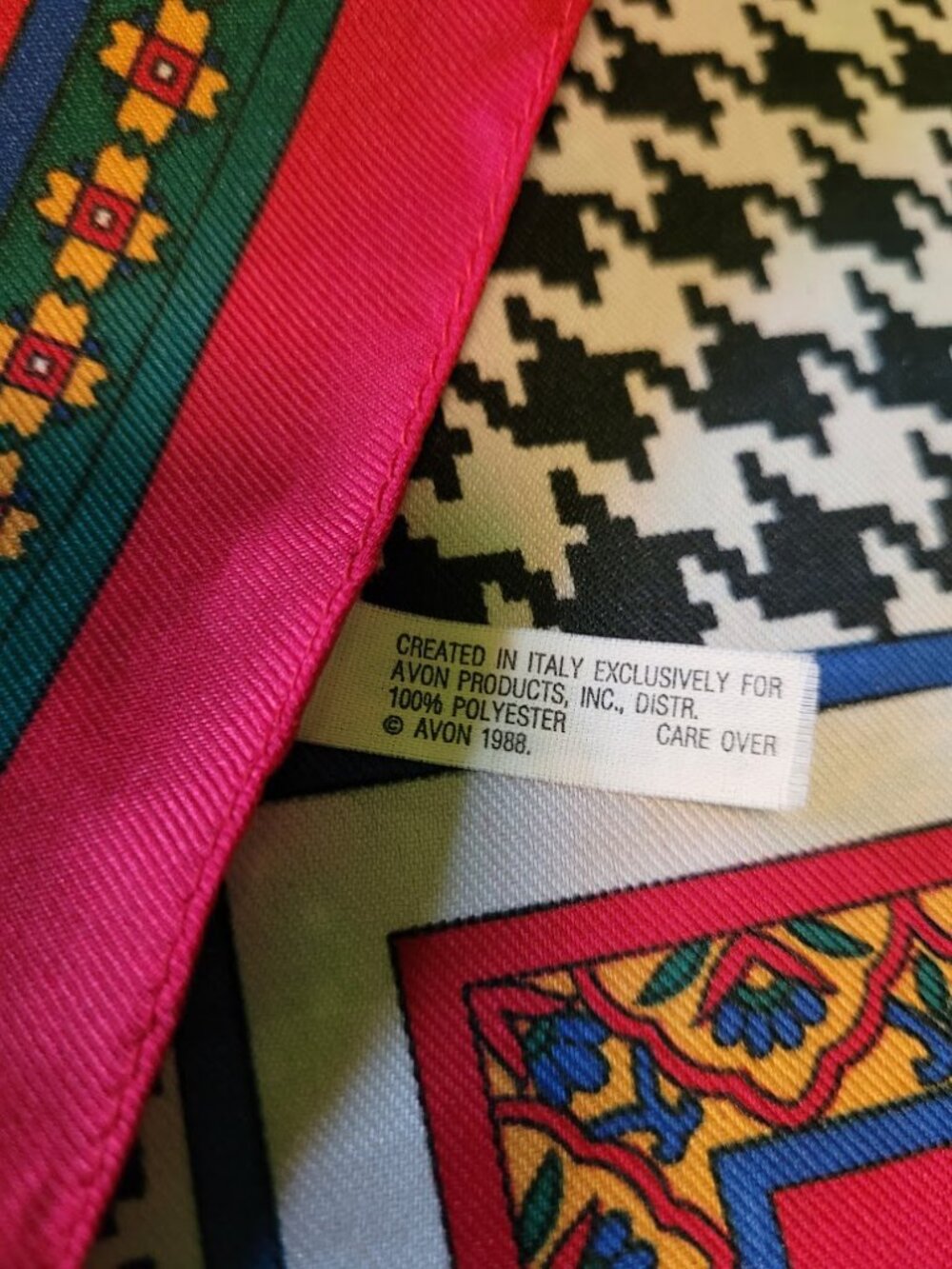 Vintage AVON Italian scarf - 1988 - Picture 5 of 6